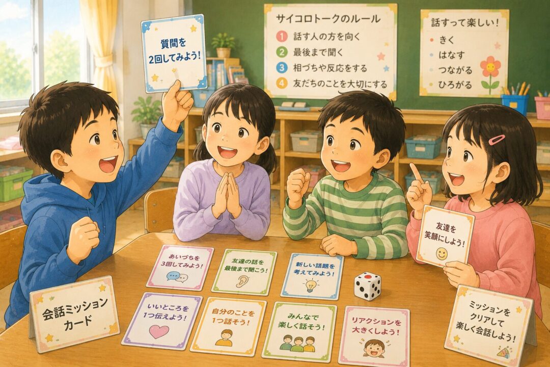 支援学級・通級指導教室でサイコロトークを行う5つの工夫