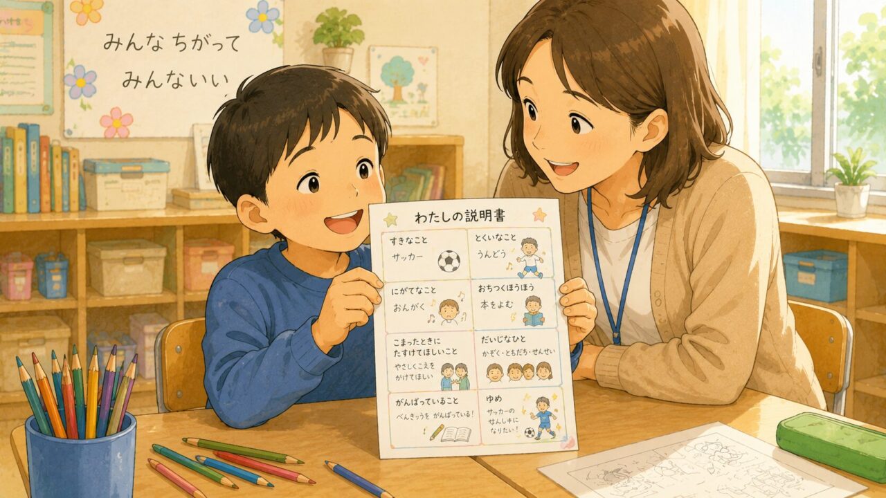 私の説明書ワークシート