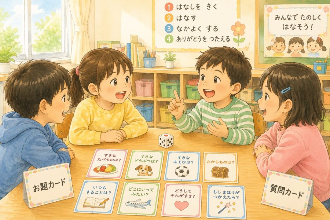 サイコロトークのイラスト